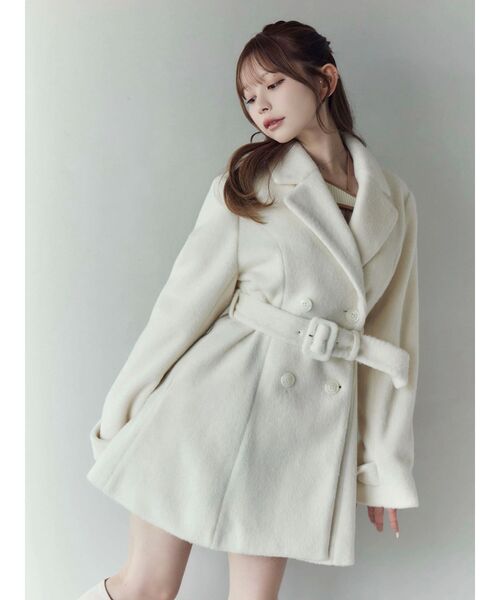 EATME（イートミー）の「ダブルテーラードコート（その他アウター・レディース・キャメル/オフホワイト/グレー/ブラック・FREE）」の20枚目の写真