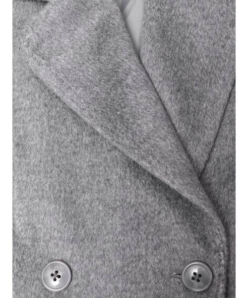 EATME（イートミー）の「ダブルテーラードコート（その他アウター・レディース・キャメル/オフホワイト/グレー/ブラック・FREE）」の10枚目の写真