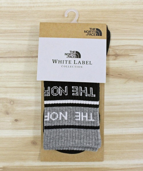 THE NORTH FACE(ザノースフェイス)の「ロゴストライプソックス LOGO STRIPE SOCKS White Label Korea Line(ソックス/靴下・メンズ・ブラック/ホワイト・L/M)」の2枚目の写真