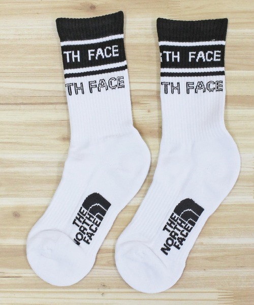 THE NORTH FACE(ザノースフェイス)の「ロゴストライプソックス LOGO STRIPE SOCKS White Label Korea Line(ソックス/靴下・メンズ・ブラック/ホワイト・L/M)」の4枚目の写真