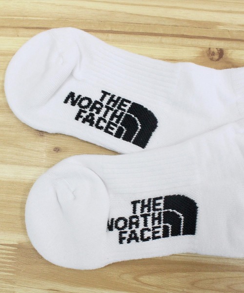 THE NORTH FACE(ザノースフェイス)の「ロゴストライプソックス LOGO STRIPE SOCKS White Label Korea Line(ソックス/靴下・メンズ・ブラック/ホワイト・L/M)」の6枚目の写真