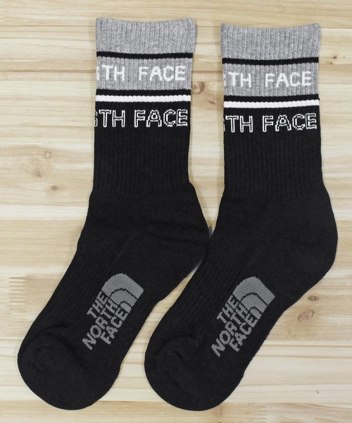 THE NORTH FACE(ザノースフェイス)の「ロゴストライプソックス LOGO STRIPE SOCKS White Label Korea Line(ソックス/靴下・メンズ・ブラック/ホワイト・L/M)」の9枚目の写真