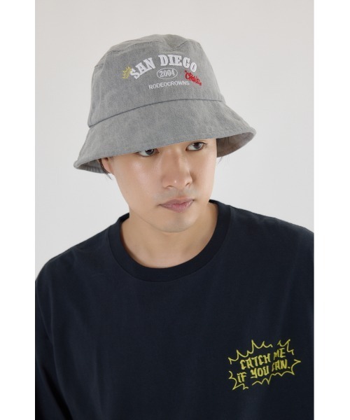 RODEO CROWNS WIDE BOWL（ロデオクラウンズワイドボウル）の「デニムロゴバケットハット（ハット・メンズ・ブルー/ブラック/グレー・FREE）」の22枚目の写真