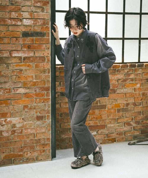 niko and...（ニコアンド）の「オリジナルフリンジモカシンシューズ（モカシン/デッキシューズ・レディース・キャメル/その他1・MEDIUM/LARGE）」の10枚目の写真