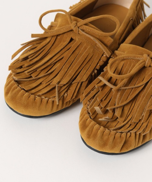 niko and...（ニコアンド）の「オリジナルフリンジモカシンシューズ（モカシン/デッキシューズ・レディース・キャメル/その他1・MEDIUM/LARGE）」の12枚目の写真