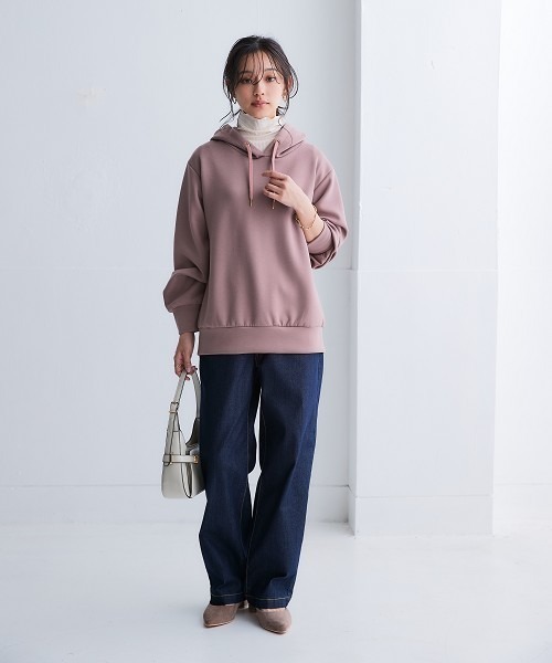 nissen(ニッセン)の「【選べる2レングス】ゆるフィットワイドデニムパンツ(股下68cm・73cm)(デニムパンツ・レディース・ブルー/ライトブルー/ネイビー・S2/3L1/LL1/L1/M1/S1/3L2/LL2/L2/M2)」の4枚目の写真