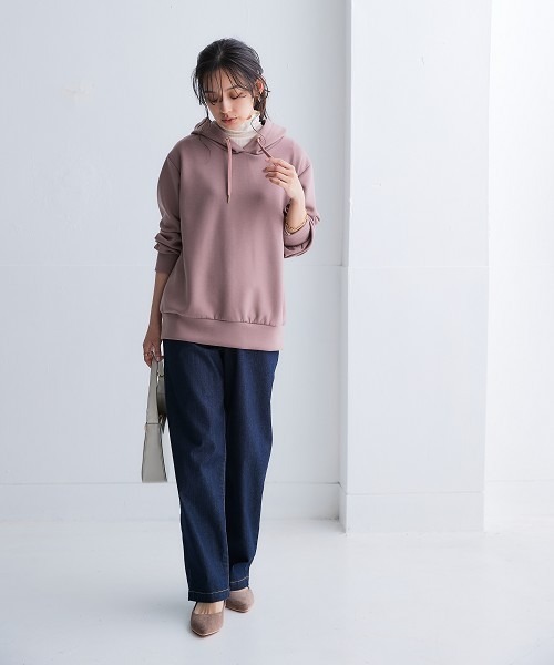 nissen(ニッセン)の「【選べる2レングス】ゆるフィットワイドデニムパンツ(股下68cm・73cm)(デニムパンツ・レディース・ブルー/ライトブルー/ネイビー・S2/3L1/LL1/L1/M1/S1/3L2/LL2/L2/M2)」の6枚目の写真