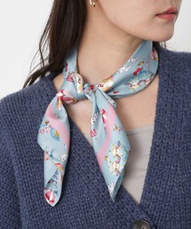 ☺️LE BAZAR DE MOONBAT 花柄スカーフ新品 MOONBAT｜ムーンバットのバンダナ/スカーフ（花柄・ボタニカル柄