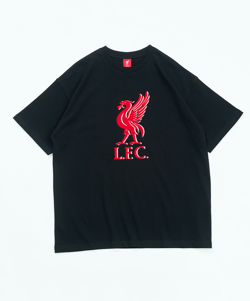 Liverpool FC / リバプール FC】VINTAGE FLOCKING PRINT Tシャツ（T