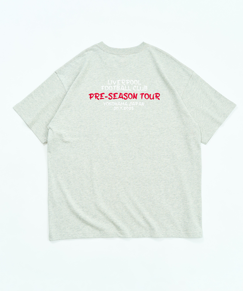 417 EDIFICE(フォーワンセブンエディフィス)の「【Liverpool FC / リバプール FC】VINTAGE FLOCKING PRINT Tシャツ(Tシャツ/カットソー・メンズ・ブラック/ライトグレー・SMALL/MEDIUM/LARGE/X-LARGE)」の5枚目の写真