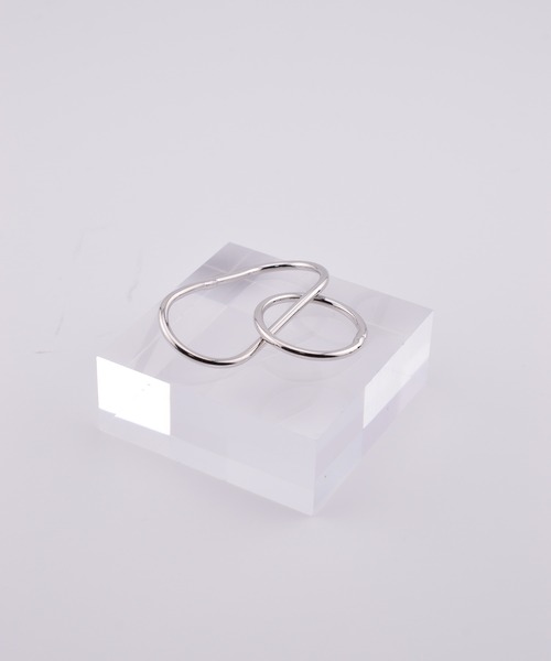 BROTHERHOOD(ブラザーフッド)の「【earyear】Crossbind Double Finger Ring(リング・レディース・ゴールド/シルバー・FREE)」の6枚目の写真