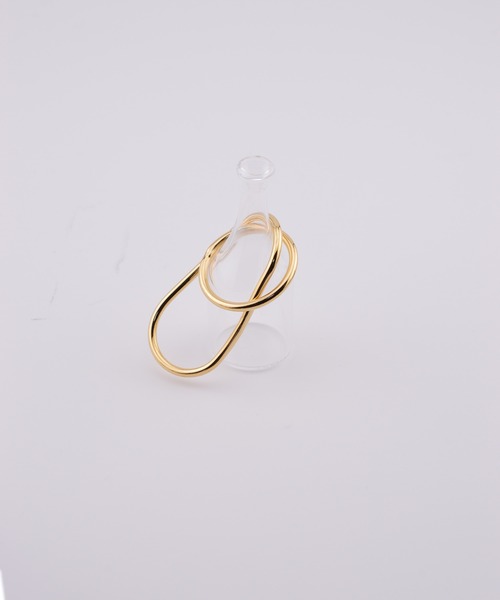 BROTHERHOOD(ブラザーフッド)の「【earyear】Crossbind Double Finger Ring(リング・レディース・ゴールド/シルバー・FREE)」の11枚目の写真