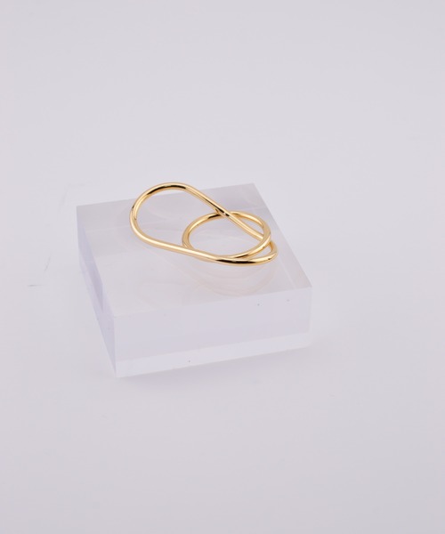 BROTHERHOOD(ブラザーフッド)の「【earyear】Crossbind Double Finger Ring(リング・レディース・ゴールド/シルバー・FREE)」の13枚目の写真