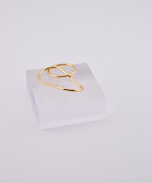 BROTHERHOOD(ブラザーフッド)の「【earyear】Crossbind Double Finger Ring(リング・レディース・ゴールド/シルバー・FREE)」の14枚目の写真