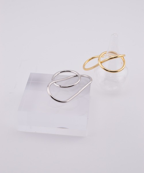 BROTHERHOOD(ブラザーフッド)の「【earyear】Crossbind Double Finger Ring(リング・レディース・ゴールド/シルバー・FREE)」の20枚目の写真