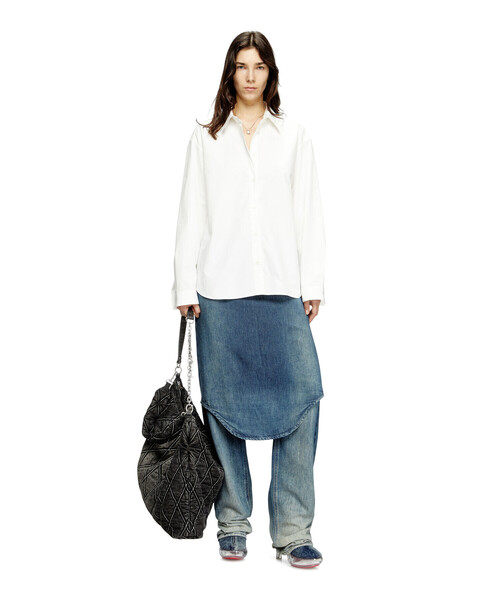 DIESEL（ディーゼル）の「ウィメンズ シャツ S-SIMPLY-C-WN-R1（シャツ/ブラウス・レディース・ホワイト・42/40/38）」の3枚目の写真