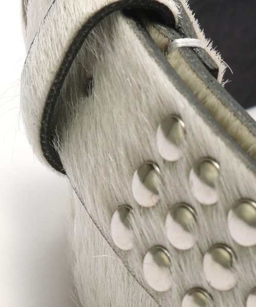 JOURNAL STANDARD(ジャーナルスタンダード)の「MOLEBO / モレボ ホワイトポニーベルト(ベルト・メンズ・ホワイト・MEDIUM/LARGE)」の4枚目の写真