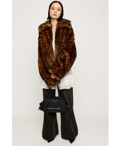 SLY（スライ）の「【WEB限定】BIG COLLAR FUR S/COAT ビッグカラー