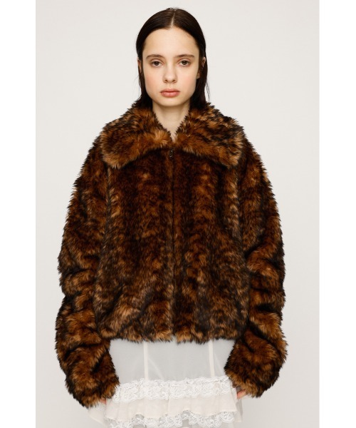 SLY（スライ）の「【WEB限定】BIG COLLAR FUR S/COAT ビッグカラー
