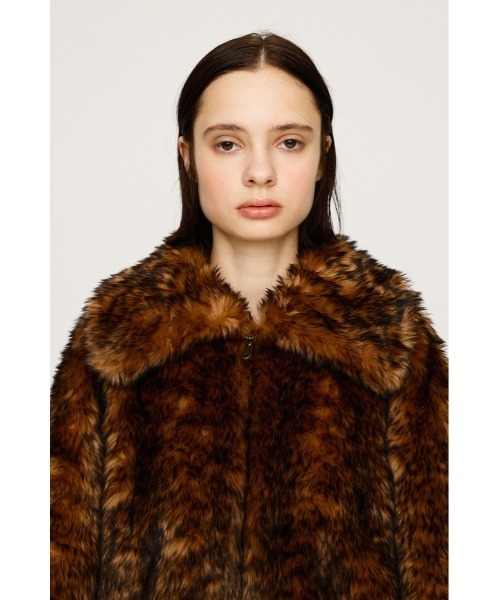 SLY（スライ）の「【WEB限定】BIG COLLAR FUR S/COAT ビッグカラー
