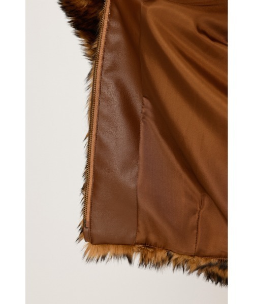 WEB限定】BIG COLLAR FUR S/COAT ビッグカラー ファー ショートコート