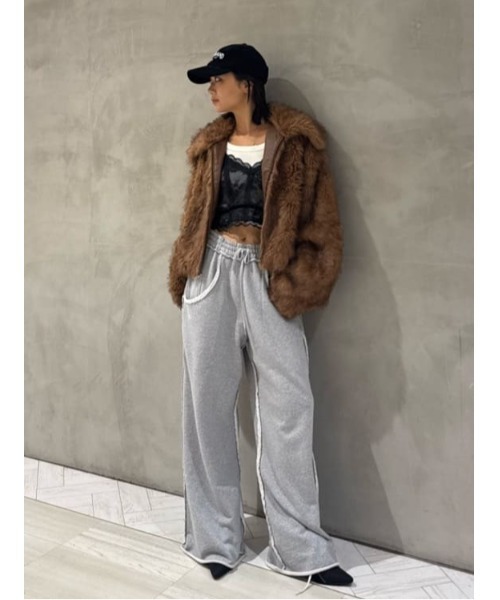 2025AW】BIG COLLAR FUR S/COAT ビッグカラー ファー ショート