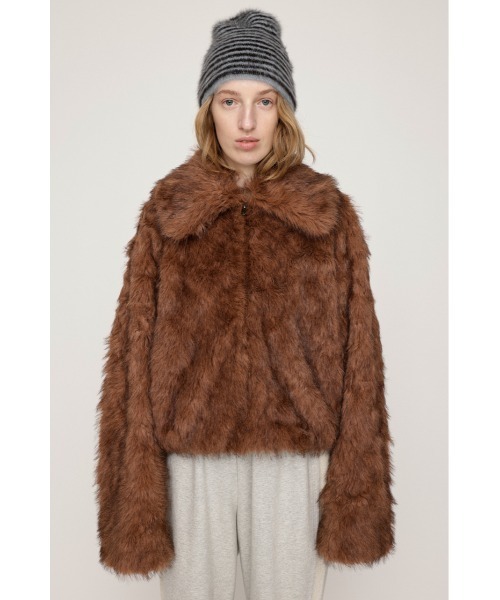 SLY（スライ）の「【WEB限定】BIG COLLAR FUR S/COAT ビッグカラー