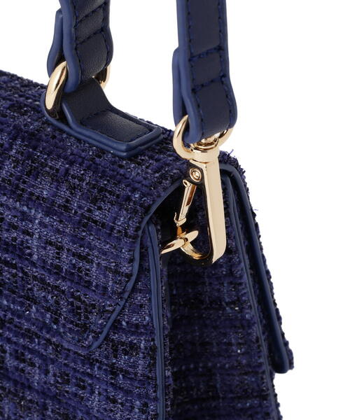 EDIT COLOGNE（エディットコロン）の「ツイードミニショルダーバッグ（ショルダーバッグ・レディース・ホワイト/ブラック/ブルー・ﾌﾘ-）」の18枚目の写真