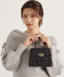 ツイードミニショルダーバッグ