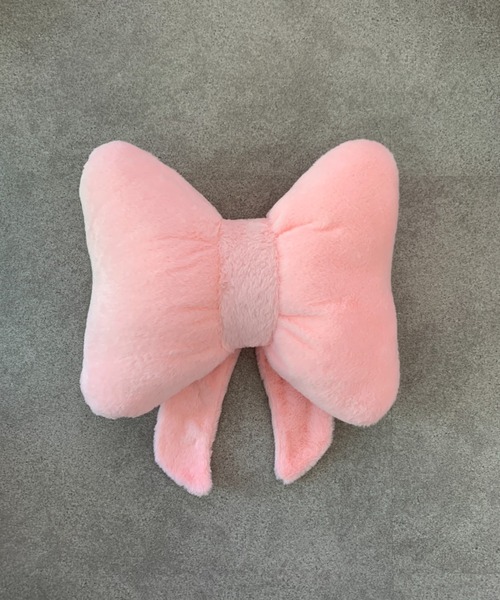 SHEPP（シープ）の「ふわふわリボンクッション（クッション/クッションカバー・レディース・ブラック/ホワイト/ピンク・F）」の17枚目の写真