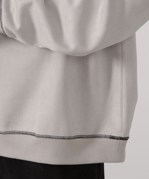 LAKOLE（ラコレ）の「※ステッチスエードプルオーバー / 587074（スウェット・メンズ・ライトグレー/チャコール/ブルー・MEDIUM/LARGE/X-LARGE）」の18枚目の写真