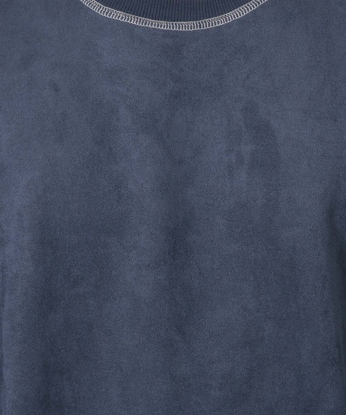 LAKOLE（ラコレ）の「※ステッチスエードプルオーバー / 587074（スウェット・メンズ・ライトグレー/チャコール/ブルー・MEDIUM/LARGE/X-LARGE）」の22枚目の写真