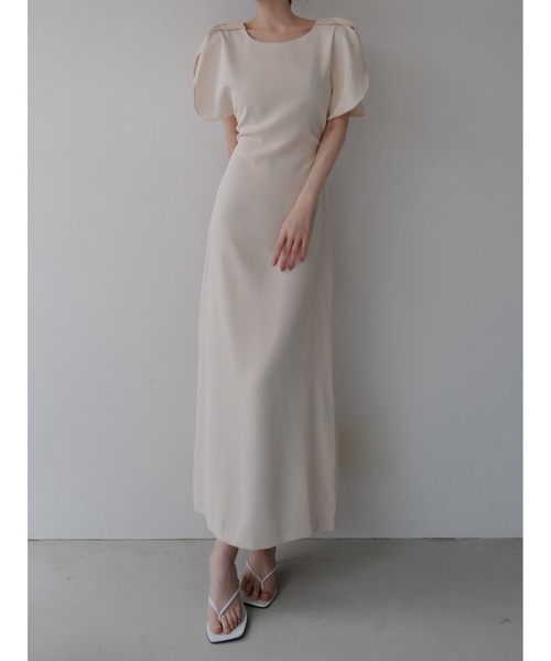rounded hem sleeve dress（ドレス）｜celon（セロン）のファッション