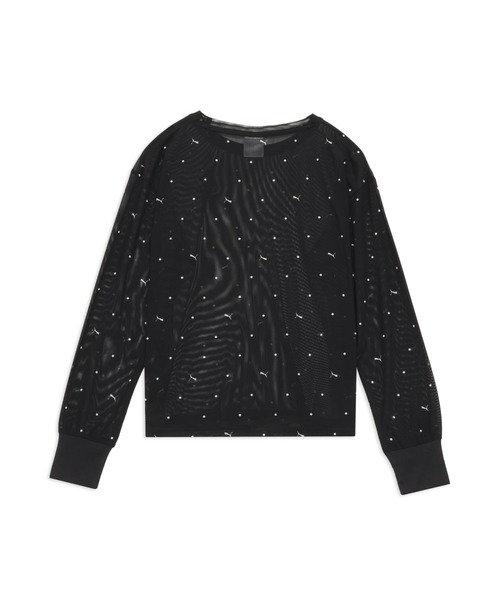 PUMA（プーマ）の「プーマ  AUTUMN メッシュ LS AOP Tシャツ（Tシャツ/カットソー・レディース・ブラック/ライラック・M/L）」の14枚目の写真