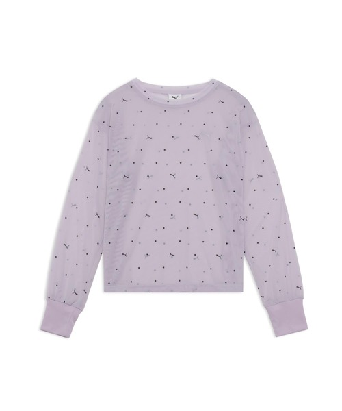 PUMA（プーマ）の「プーマ  AUTUMN メッシュ LS AOP Tシャツ（Tシャツ/カットソー・レディース・ブラック/ライラック・M/L）」の15枚目の写真