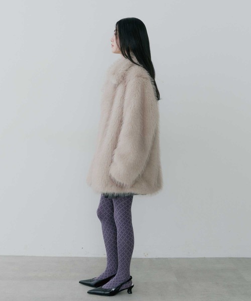 thinkto】ビッグカラーファーミドルコート（その他アウター）｜thinkto