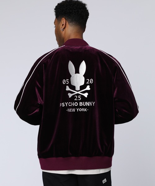 SKOOKUM ベロアスカジャン（ブルゾン）｜Psycho Bunny（サイコバニー