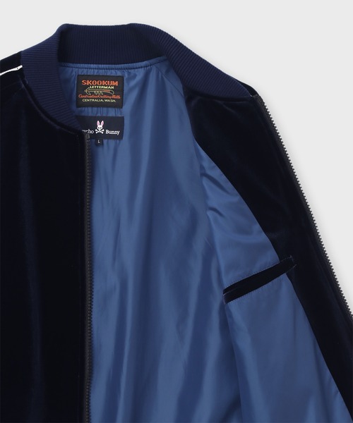 SKOOKUM ベロアスカジャン（ブルゾン）｜Psycho Bunny（サイコバニー
