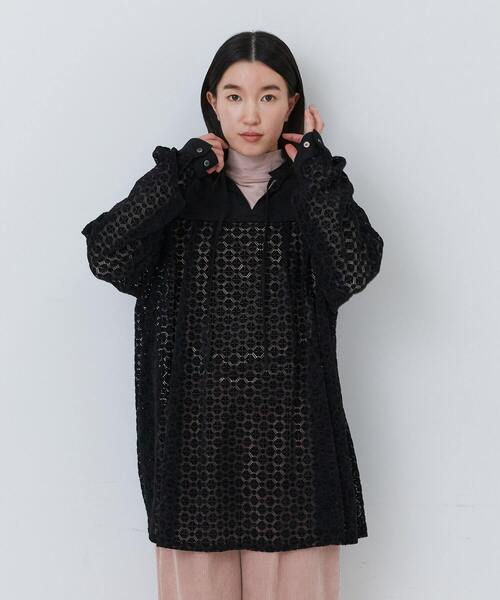 conges payes ADIEU TRISTESSE(コンジェ ペイエ アデュートリステス)の「モールレース刺繍チュニック(チュニック・レディース・ブラウン/ブラック・38)」の17枚目の写真