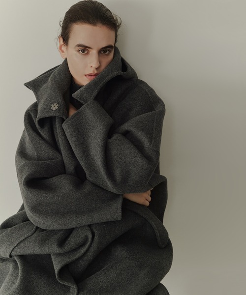 ジャケット・アウター LE CIEL BLEU Hooded Double-Face Coat フードダブルフェイスコート / Hooded Double-Face Coat（その他