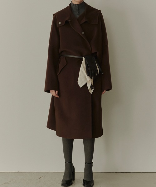 【未使用値札付き】LE CIEL BLUE ダブルフェイスユーティリティーコート LE CIEL BLUE ダブルフェイスユーティリティーコート