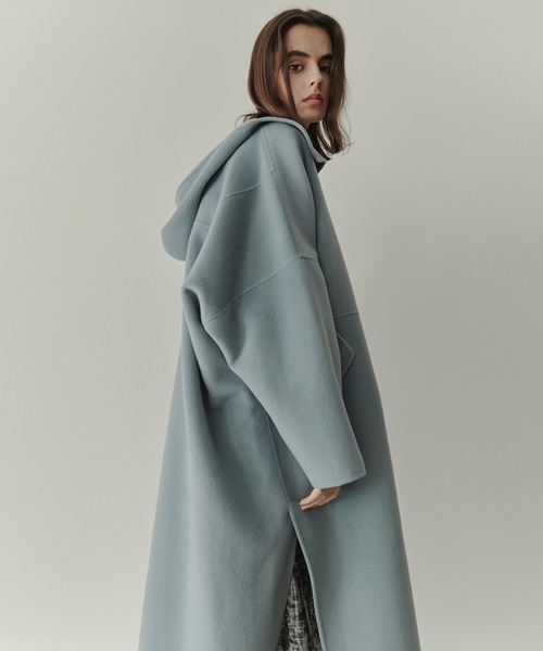 セール】フードダブルフェイスコート / Hooded Double-Face Coat