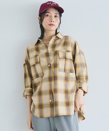 coca（coca） | チェック柄スナップボタンシャツ(シャツ/ブラウス)