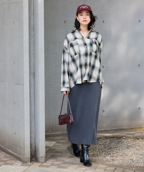 coca（coca）（コカ）の「チェック柄スナップボタンシャツ（シャツ/ブラウス・レディース・C/D/A/B・S/L/M）」の5枚目の写真