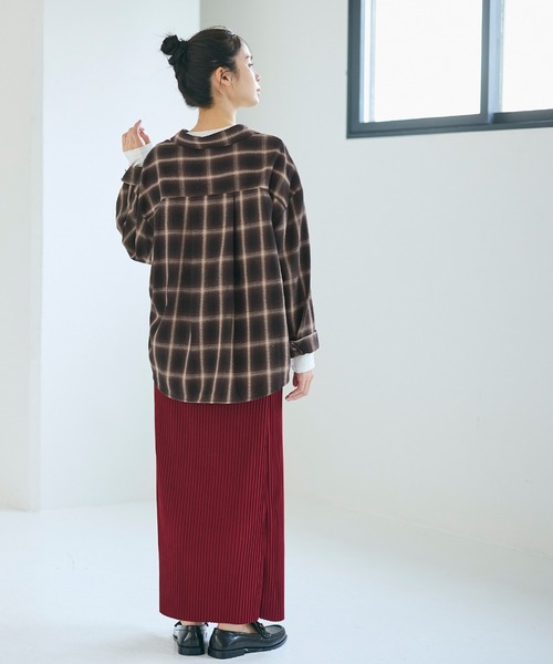 coca（coca）（コカ）の「チェック柄スナップボタンシャツ（シャツ/ブラウス・レディース・C/D/A/B・S/L/M）」の12枚目の写真