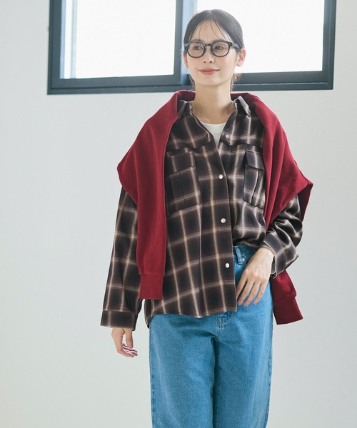 coca（coca）（コカ）の「チェック柄スナップボタンシャツ（シャツ/ブラウス・レディース・C/D/A/B・S/L/M）」の16枚目の写真