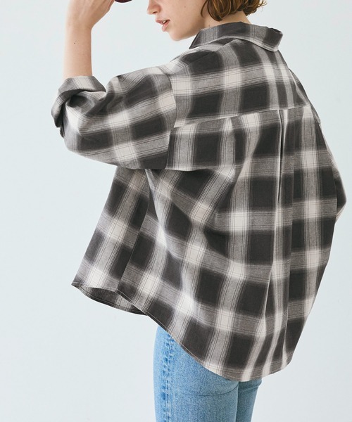 coca（coca）（コカ）の「チェック柄スナップボタンシャツ（シャツ/ブラウス・レディース・C/D/A/B・S/L/M）」の15枚目の写真