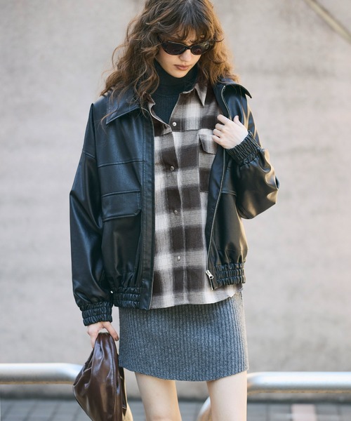 coca（coca）（コカ）の「チェック柄スナップボタンシャツ（シャツ/ブラウス・レディース・C/D/A/B・S/L/M）」の17枚目の写真