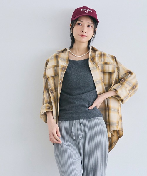 coca（coca）（コカ）の「チェック柄スナップボタンシャツ（シャツ/ブラウス・レディース・C/D/A/B・S/L/M）」の22枚目の写真