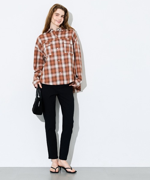 coca(coca)(コカ)の「チェック柄スナップボタンシャツ(シャツ/ブラウス・レディース・C/D/A/B/G/H/E/F・S/L/M)」の20枚目の写真